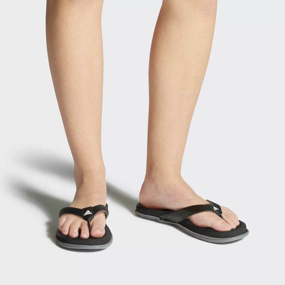 Adidas Cloudfoam One Sandalias Negros Para Mujer (MX-57550)